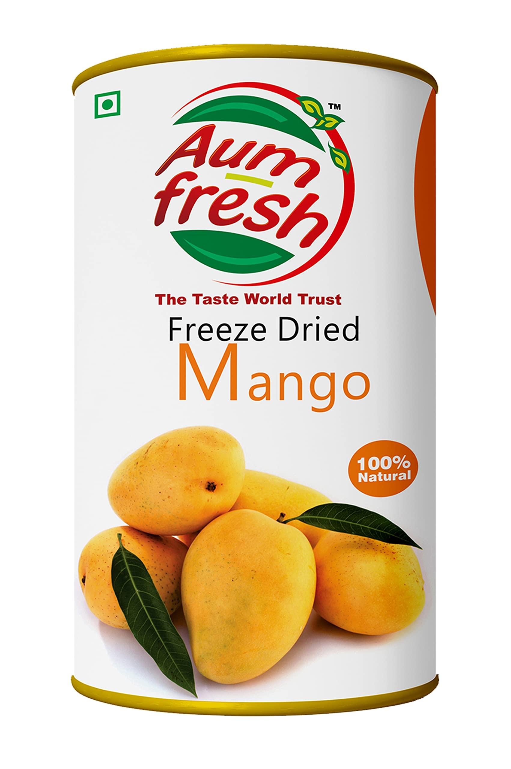 Aum Fresh Aum Fresh Ready to Eat Freeze Dried Mango, 25 Gm