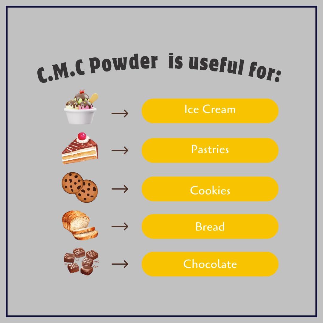 Dharmasut CMC Powder for Soft | Smooth | Creamy Ice Creams 200gm (100g*Pack of 2)