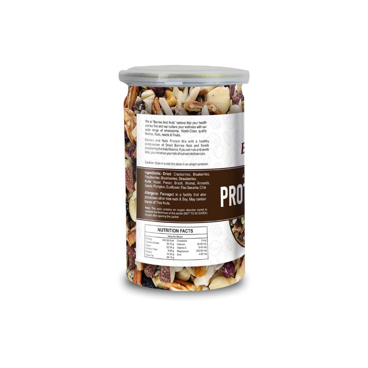 Berries And Nuts Berries And Nuts Special Protein Trail Mix | Dried Berries, Nuts & Seeds | 200 Grams | 1 Bottle of 200 Grams