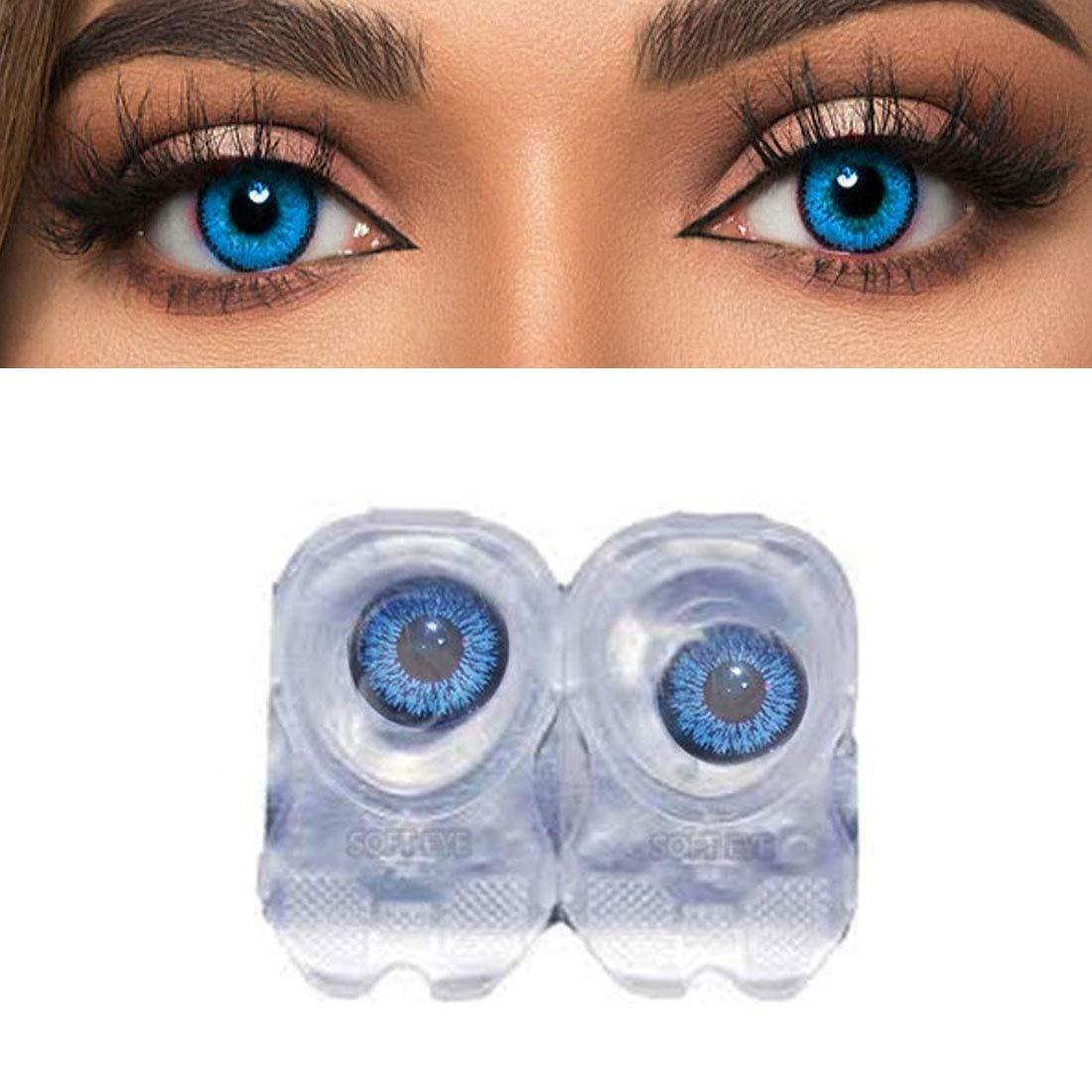 Color style Color style Dark Blue Monthly Contact Lenses