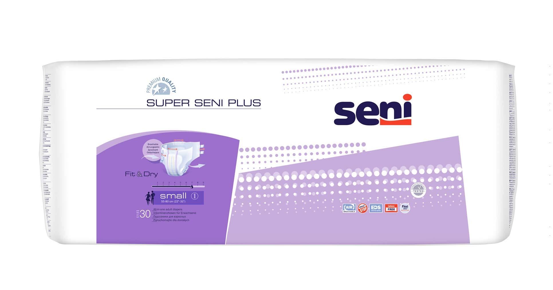 Seni Seni Super Plus Breathable Adult Diapers - Small (30 Pieces)