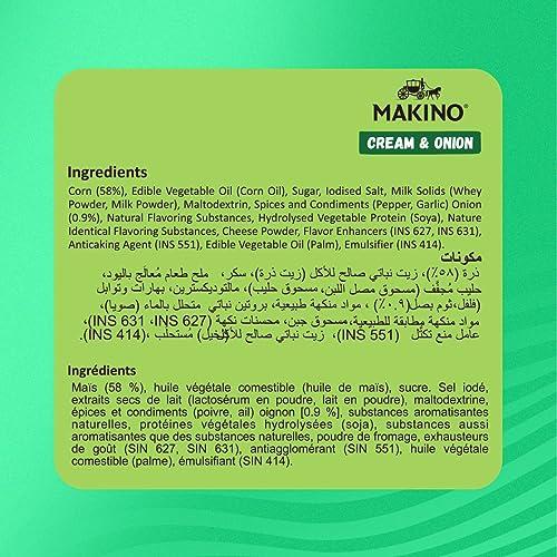 Makino Makino Assorted Corn Munch (Cream & Onion, Red Chilli Chatka)(Each 150 gm)(Pack of 3)