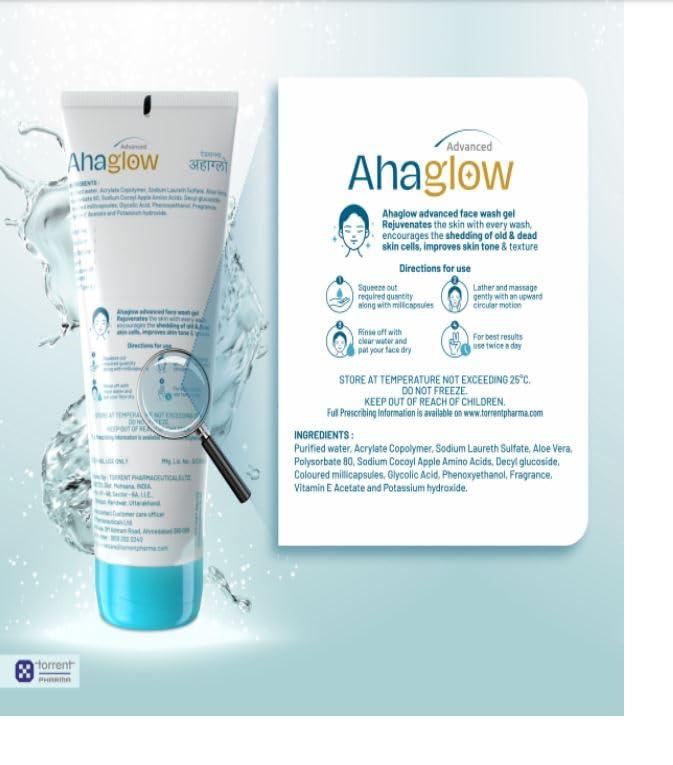AHAGLOW Ahaglow Advanced - Tube of 50g Face Wash Gel