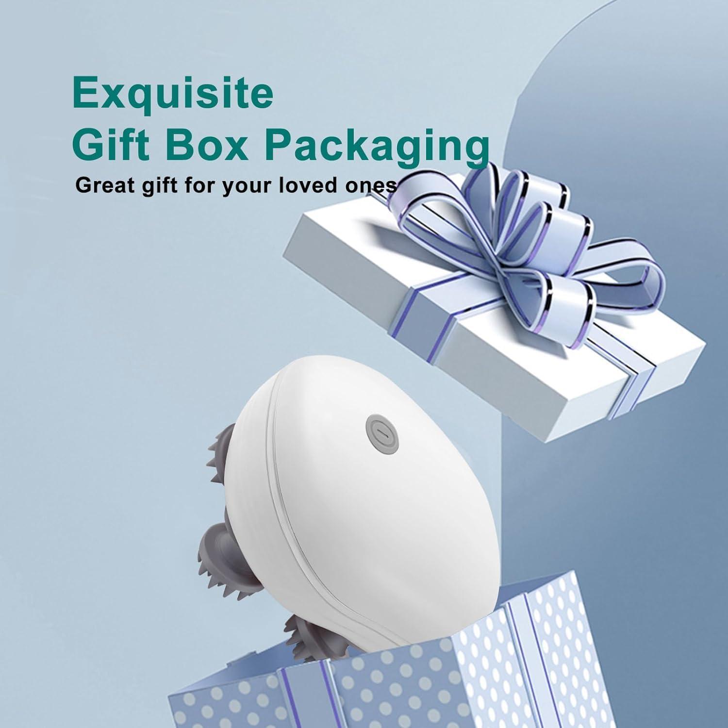 RICUZA Ricuza Electric Head,Scalp Massager | Advance Red Light Therapy for Boost Hair Growth, Hair Fall Control, Scalp Therapy | 3 Speed Mode Handheld,Portable,Scalp Scratcher Body Massage for Hair Growth,Deep Clean & Stress Relaxation