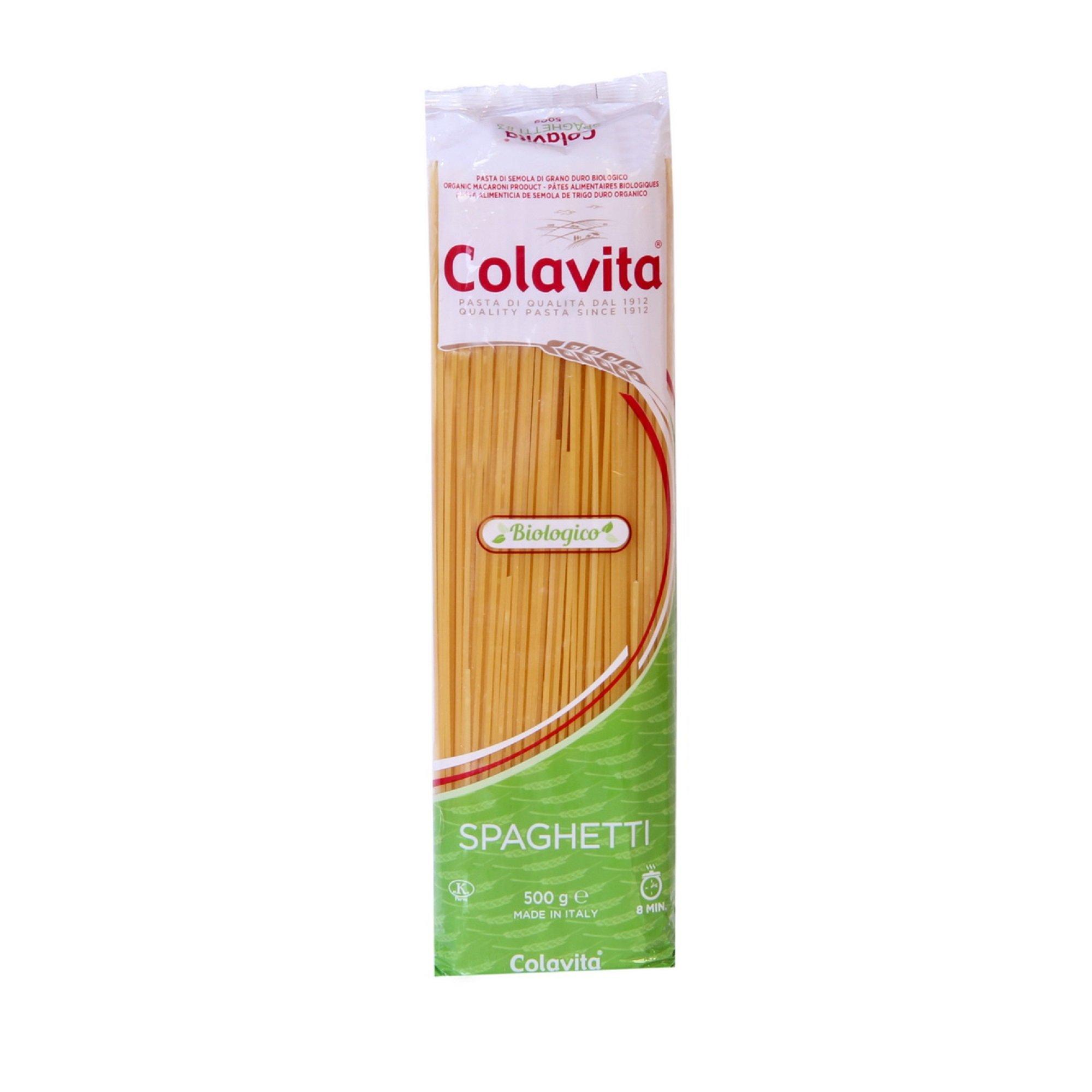 COLAVITA Colavita Spaghetti Organic Pasta, 500 g