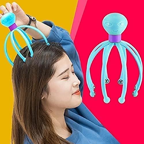 Style Keepers Style Keepers Head Scalp Massagers for Headache Relief, Scalp Stress Relax, 8 Roller Balls and 12 Fingers Stainless Steel Heavy Material Head scrap Massager