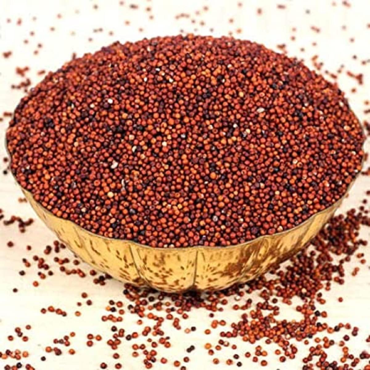 Veganic Veganic Ragi Edible Seed | Finger Millet | Whole Grain | Kelvaragu | Nachni | Ragulu/Aariyam/Maduva/Panji Pullu (1800)