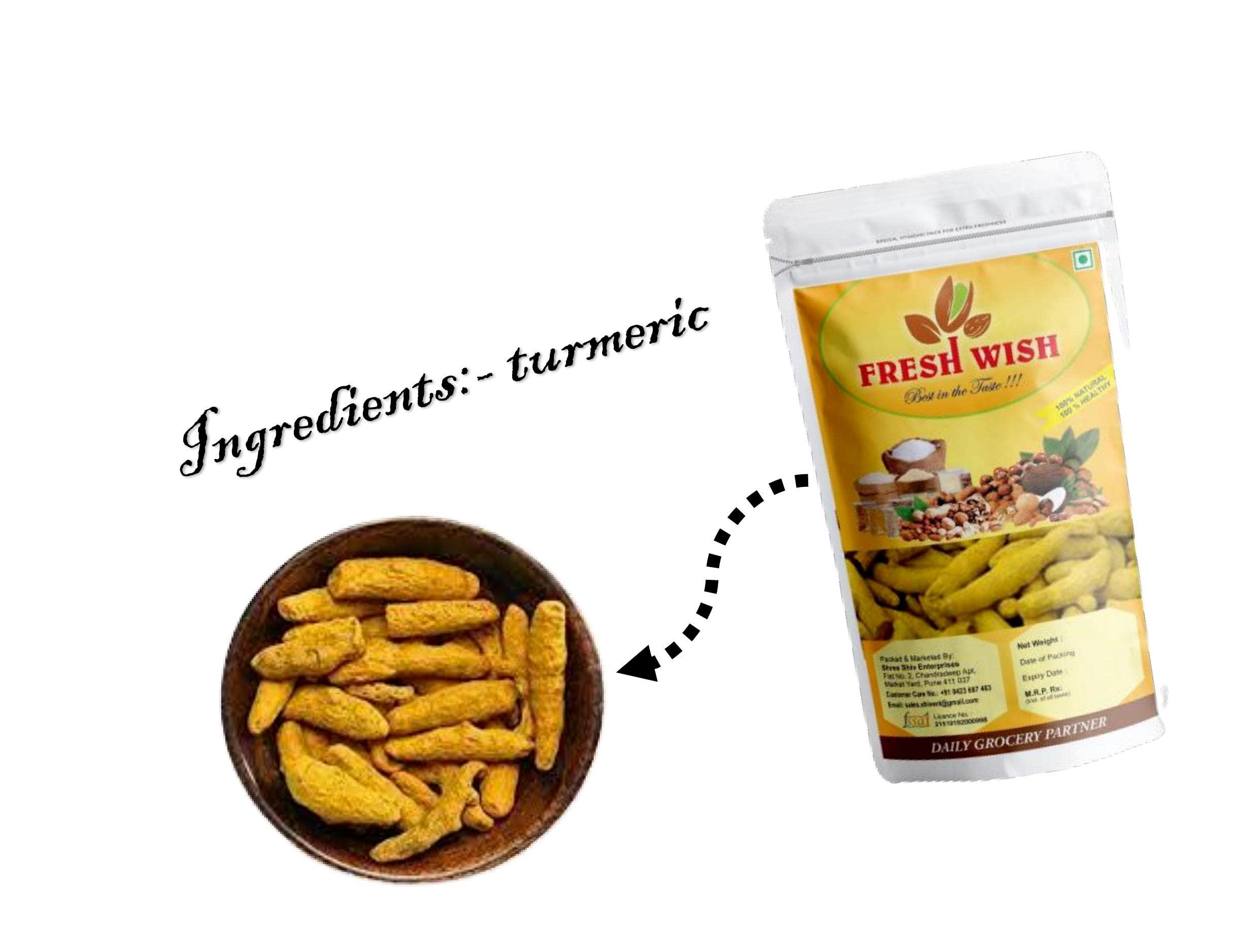 Fresh Wish Fresh Wish Whole Turmeric Stick (Halkund) 200gm