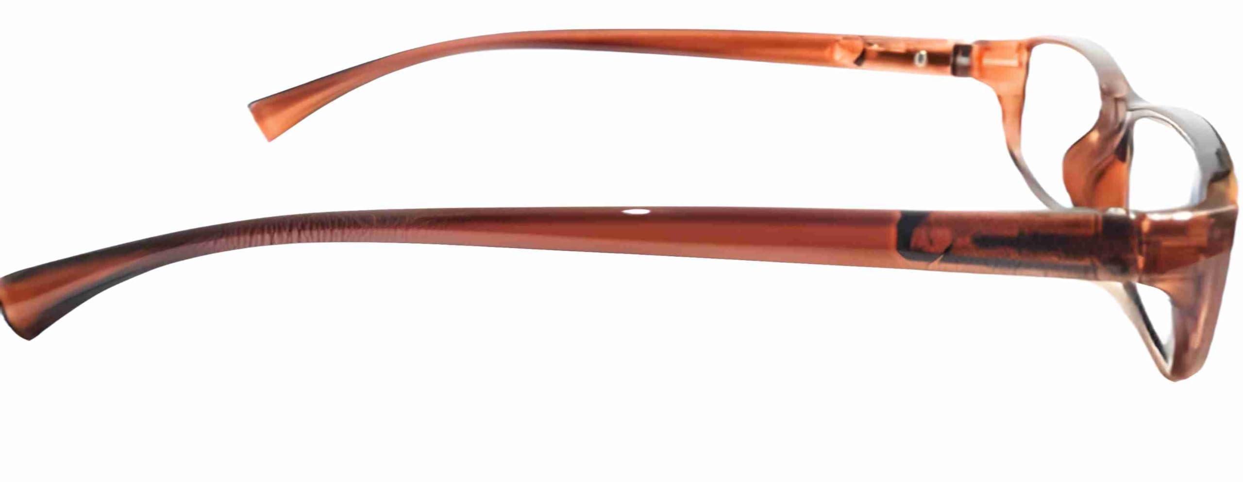 I-CARE OPTICALS I-CARE OPTICALS Power Reading Glasses Premium Unisex Near Vision Light Weight With Spring Small Size Available in 7 Colours +1.00 to +3.00 (+2.50, Brown)