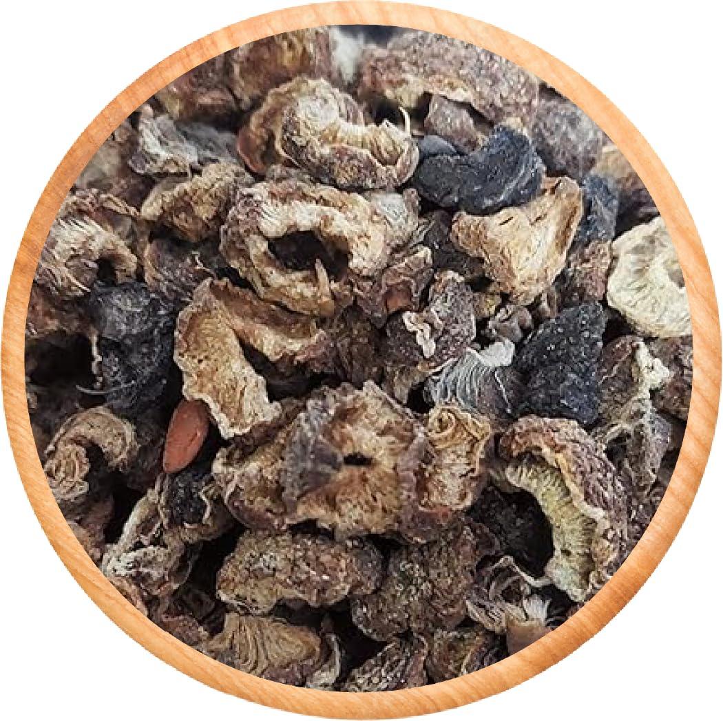 MAHASWAAD Mahaswaad Dried Amla Fruit Pieces | Sukha Awla | Aavla Sabut | Dry Gooseberry fruit | Phyllanthus Emblica - Indian Gooseberry | For Eating. (250 gram)