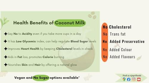 Japri Japri instant coconut milk no added sugar coffee premix | Japri Foods | Plant based coffee | Diabetic friendly | Lactose free | Non-dairy coffee | Vegan coffee premix 10g x 10 sachets (100g) | pack of 1