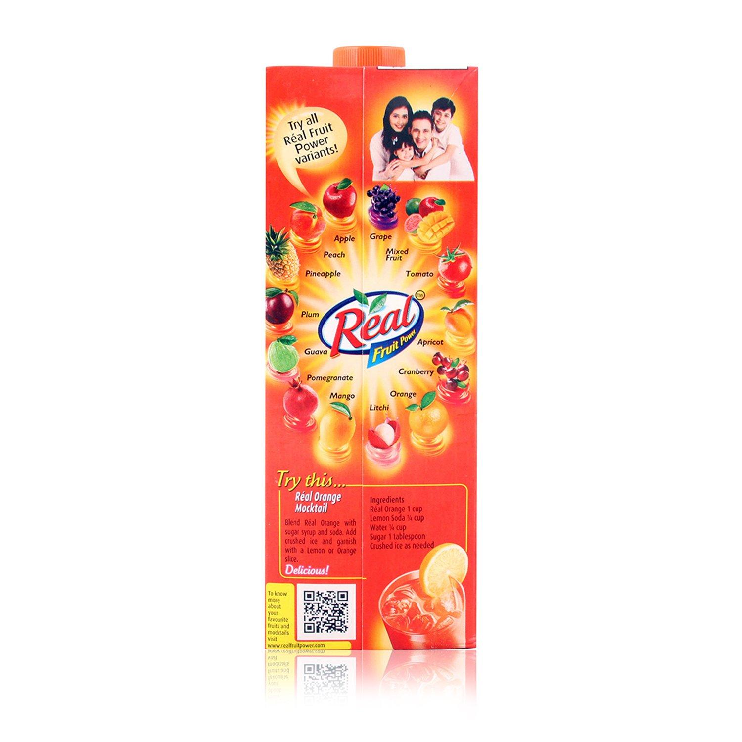 Real Real Fruit Power Juice - Orange, 1L Carton