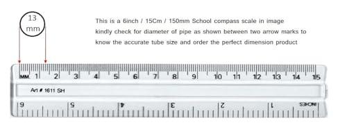 AARAM AARAM Ferrules Shoes for Tripod and 4 leg Walking Stick (13 mm Hole) 4 pcs