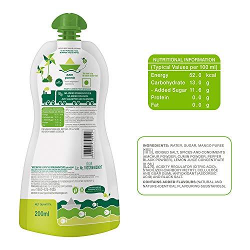 Paper Boat Paper Boat Aam Papad Family Pack, Fruit Bar, (Pack of 3, 90g Each) , Paper Boat Aam Panna, Mango Drink, Tangy and Sweet Taste, (Pack of 6, 200ml each) No Added Preservatives and Colours