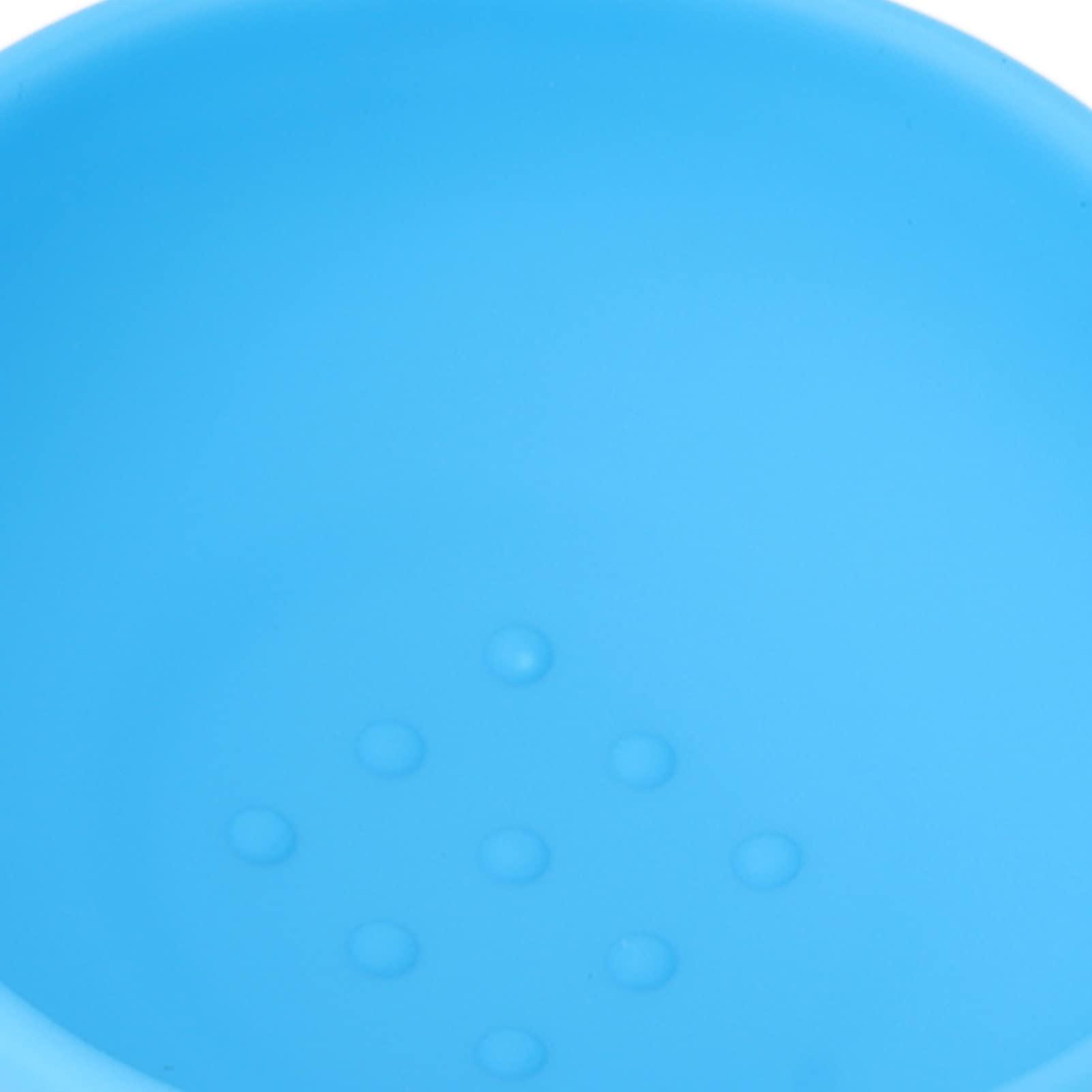 Byged Waxing Bowl, Compact Portable Removable Wax Pot Eco Friendly Slicone Safe Non Toxic for Wax Warmer for Home for Beauty Salon(blue)