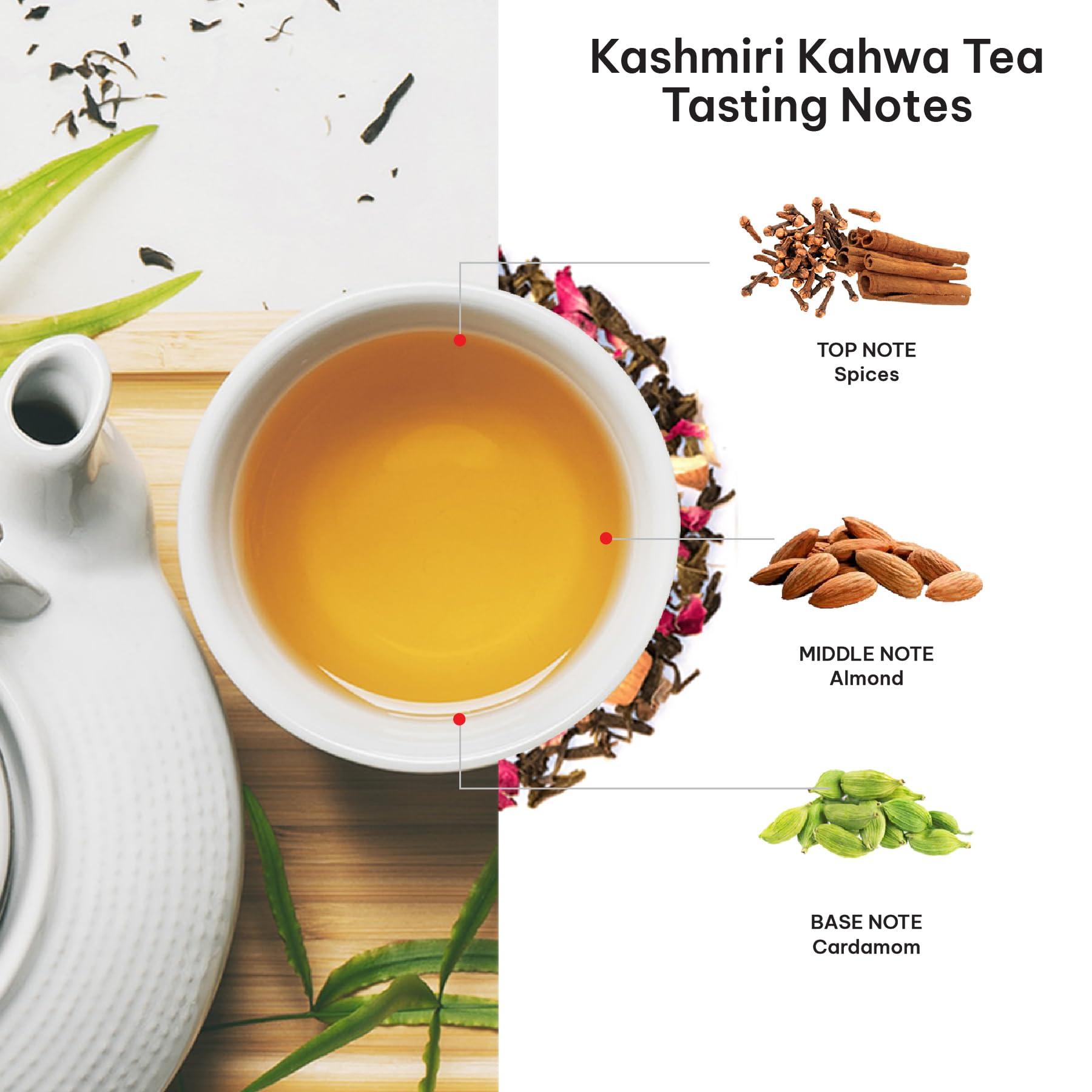 TeaRaja Tearaja Kashmiri Kahwa Green Tea, 100g