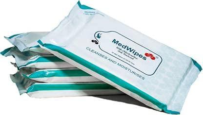 Med Body Wipes MedWipes Body wipes For Adult Patient care (Each Pack 10 Wipes) (2)