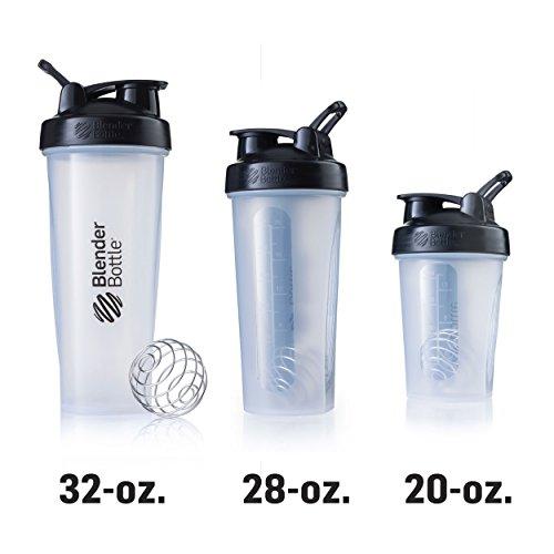 Blender Bottle Blender Bottle Classic Loop Top Shaker Bottle (Clear/Black Loop) - 20 Oz