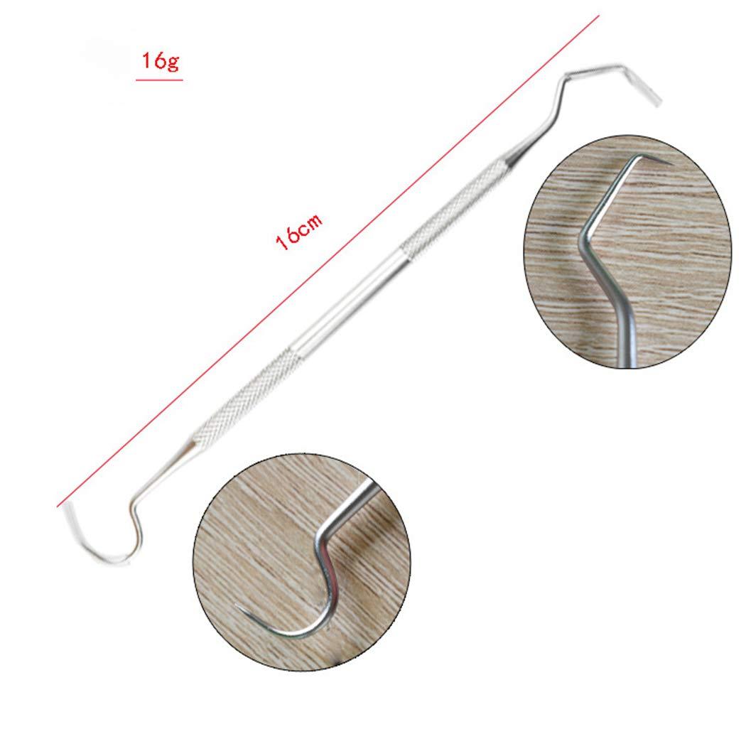 yeesport yeesport 6PCS Dental Tool Kit Stainless Steel Portable Professional Teeth Cleaning Tool Oral Care Kit