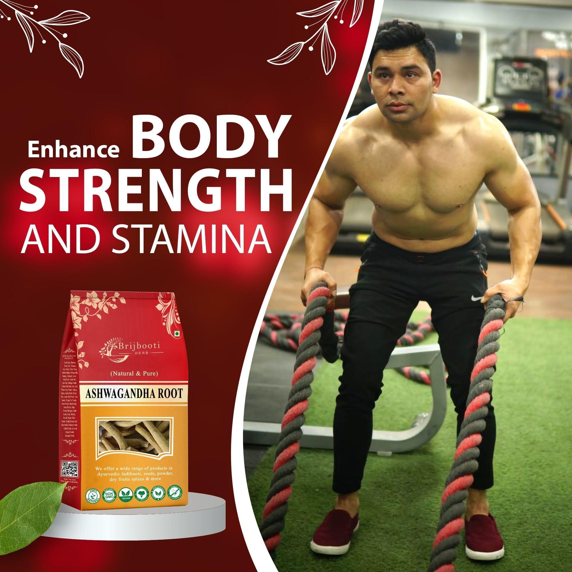 BIRJU MAHAVIR BIRJU MAHAVIR Ashwagandha Withania Somnifera Root, Natural, 200 g