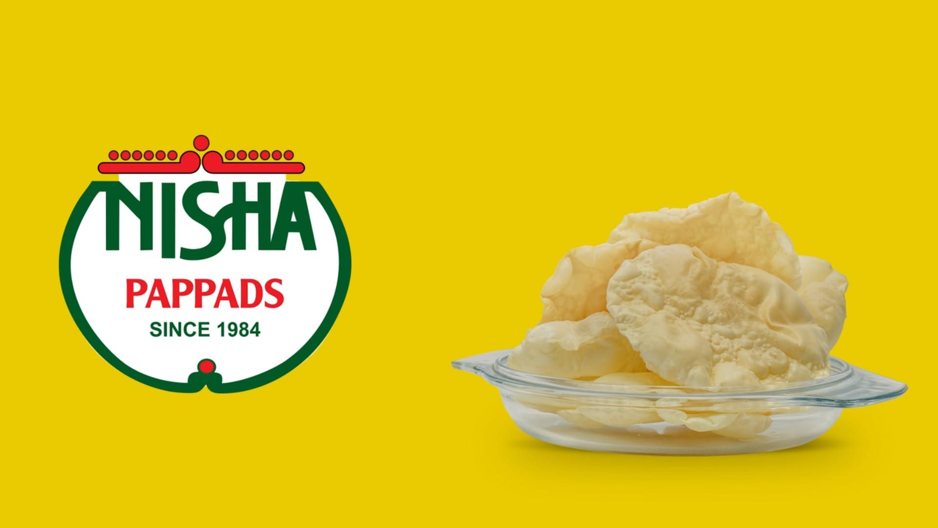 Nisha Pappads Nisha Pappads Hygienic Real Traditional Kerala Taste PAPPADAM - 250 g - 4.5 Inch - Machine made