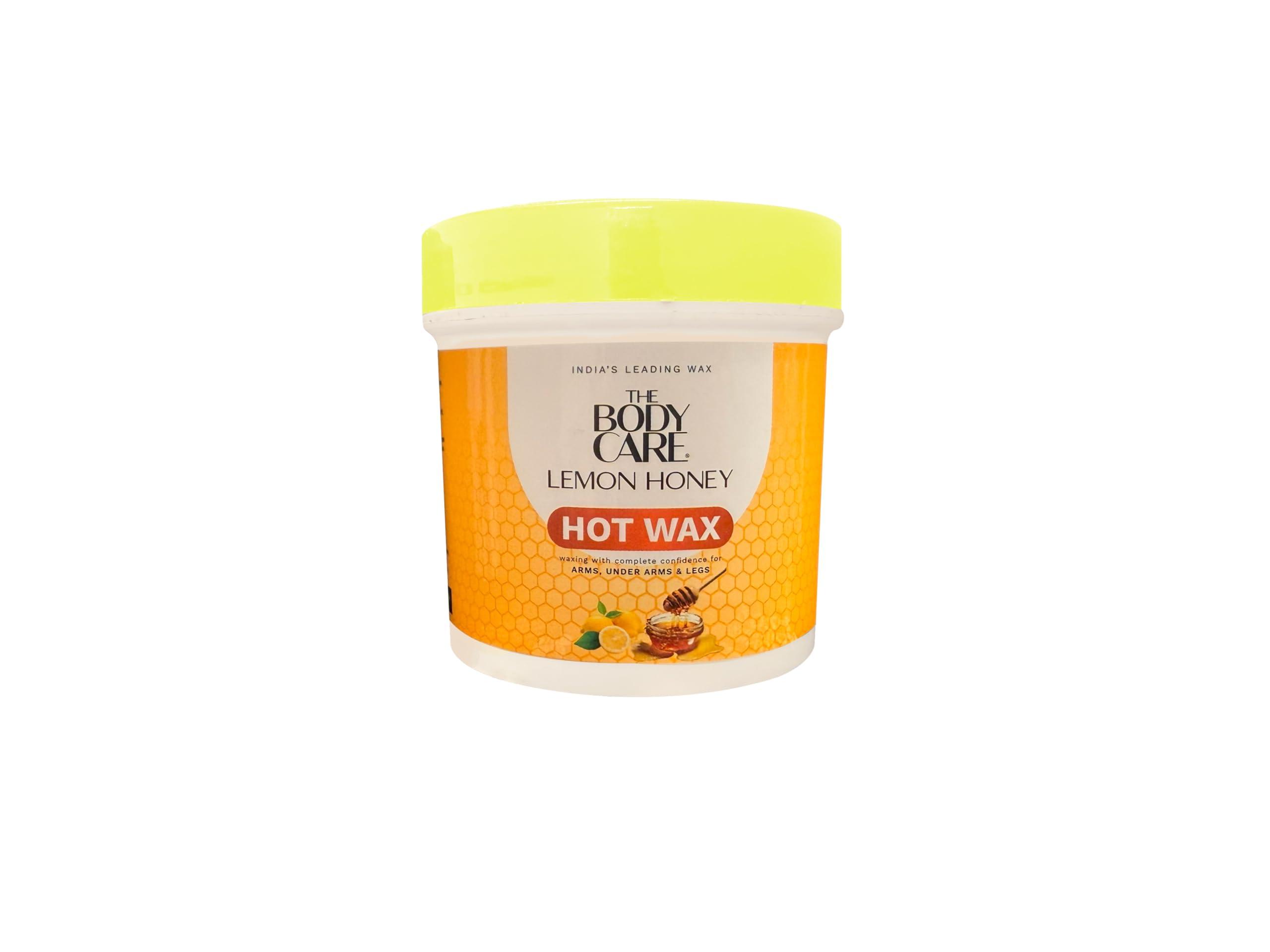 BODYCARE The Body Care Microwavable Lemon Honey Hot Wax - 200g (Pack of 4) | Effective Hair Removal
