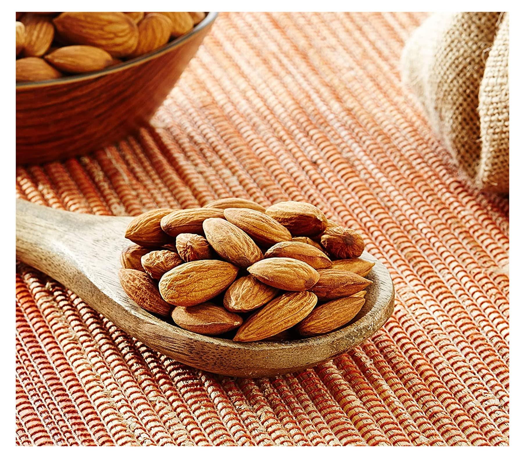 NISH N SHRESH DRY FRUITS Nish N Shresh Natural California Dried Almonds/Badam, Rich in Fibre & Boost Immunity, Real Nuts/Gluten Free/Zero Cholesterol (750 g) - Pouch