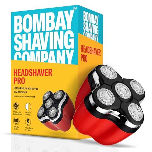 Bombay Shaving Company Bombay Shaving Company Head Shaver Pro | 120 Min Charge time, 90 Min Run time, Charging Indicator | IPX6 Waterproof, 2 Years Warranty | Head Shaver for Bald Men | Hair Trimmer for Men