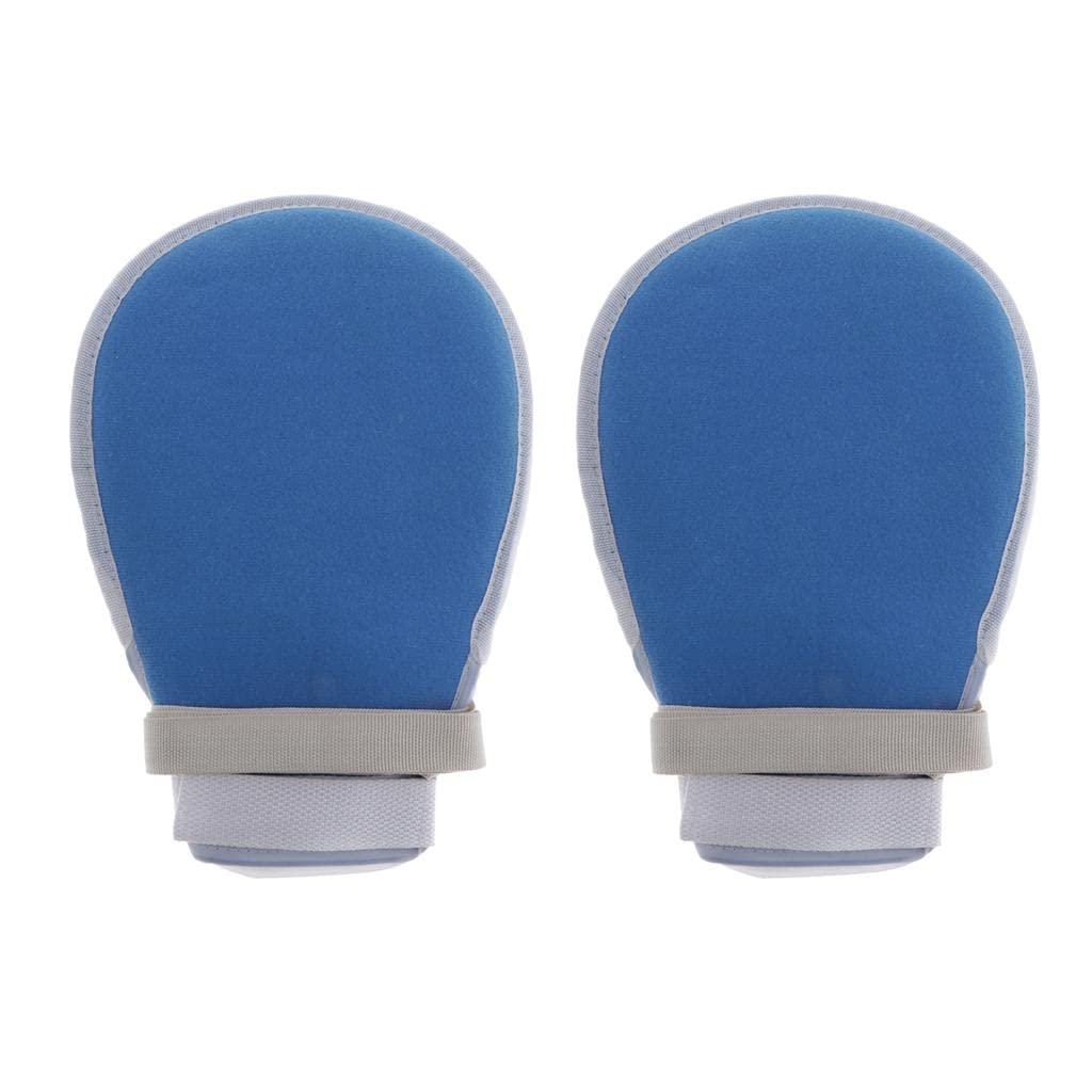 Generic Losa 2Pc Finger Control Mitt Hand Restraints Protector Mittens Gloves Safety Palm