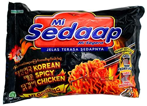 Mi Sedaap Mi Sedaap Korean Spicy Chicken Instant Noodles Halal (40 x 87 g)