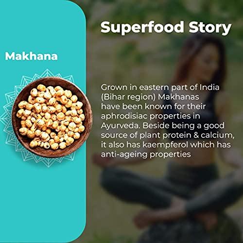 Maknack Maknack Makhana Pops - Barbeque Flavoured Roasted Foxnuts | Healthy Binge Snack | Ancient Superfood High in Antioxidants, Proteins & Calcium | Gluten Free | Vegan | Pack of 2 - 100g