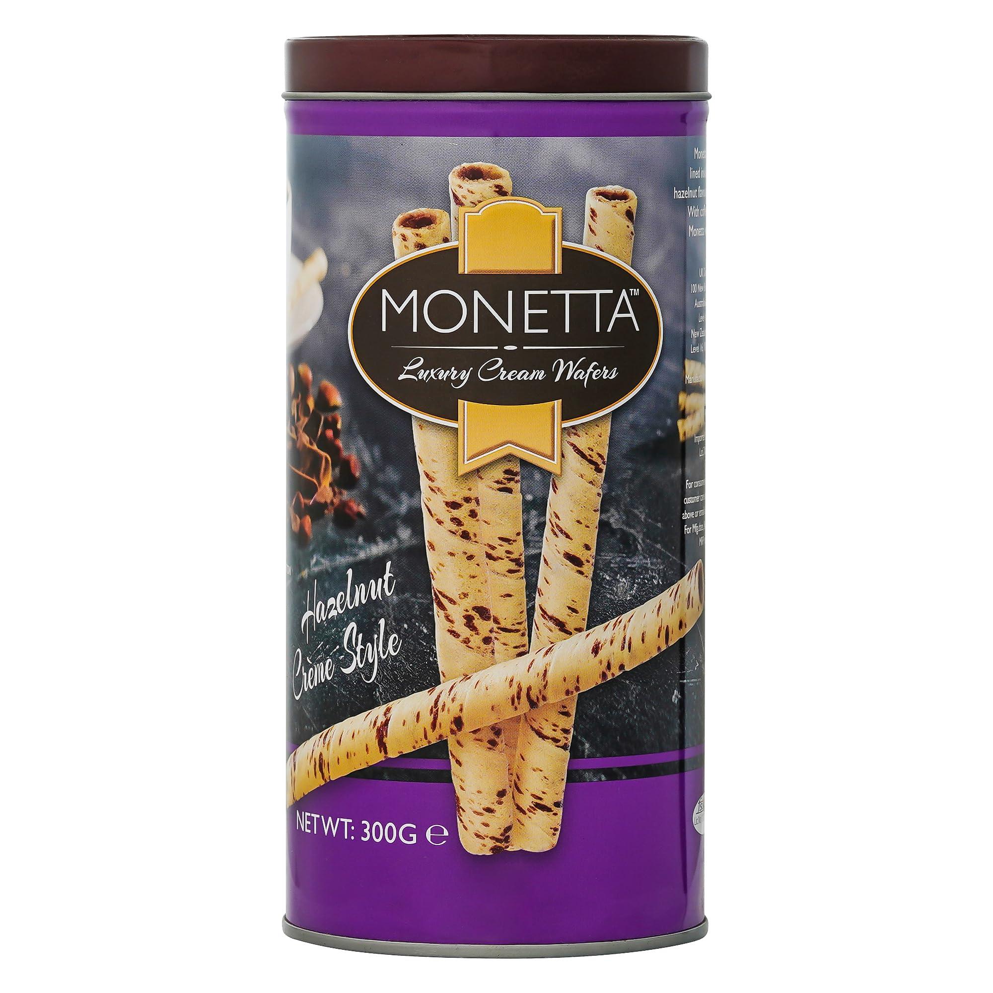 MONETTA Monetta Hazelnut Wafer Sticks 300 gm