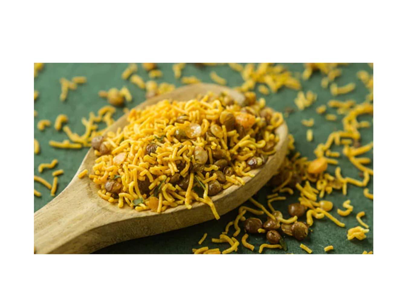 GHOTARAM GFP Authentic Dalmoth/Dal Moth/Moth Dal Namkeen/Dal Biji|Namkeen|Dal Moth Namkeen Classic Taste of India|Spicy & Savoury in Flavour|Vegetarian|No Artificial Colours|Evening Snacks-1Kg*1Pack