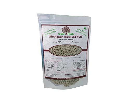 Greenhabit Greenhabit Multi-Grain KURMURA MURMURA(Oats,Jowar,Ragi & Bajra) aka Multi Grain Puff for Healthy Breakfast Snack Food (200gm Pack of 5)