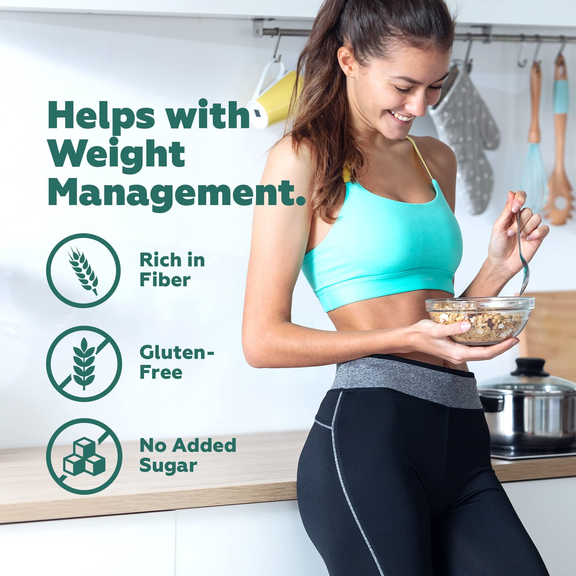 Yogabar Yogabar Steel Cut Plain Oats 1.5Kg | Premium Oats, Gluten Free Oats With High Fibre, 100% Whole Grain, Non Gmo | Protein Rich Healthy Food With No Added Sugar | - 1.5 Kg