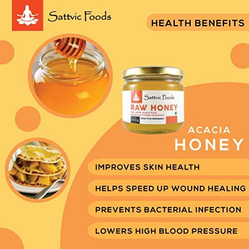 Sattvic Foods Sattvic Foods Acacia Honey (1.5 kg) Direct from Beekeepers | Kashmir Sourced | Raw & Natural | Rich in Antioxidants | Immune-Boosting | Anti-Bacterial and Anti-Inflammatory