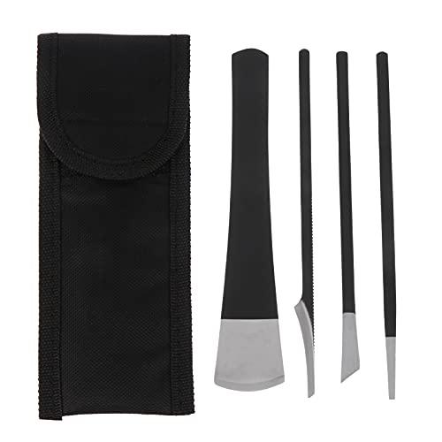 HEALLILY 4 Pcs 1 Set Foot Files Practical Callus Removers Foot Polishing Tools (Black) Decor