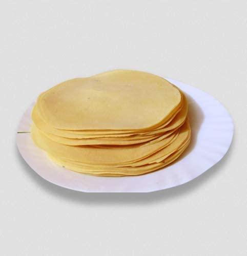 DRY FRUIT HUB Dry Fruit Hub Fresh Appalam Papad Plain 200gm,Apadam Papadam, Homemade Aplam Paped,Traditional Taste of South Indian Appalam Papad Pack of 200gm