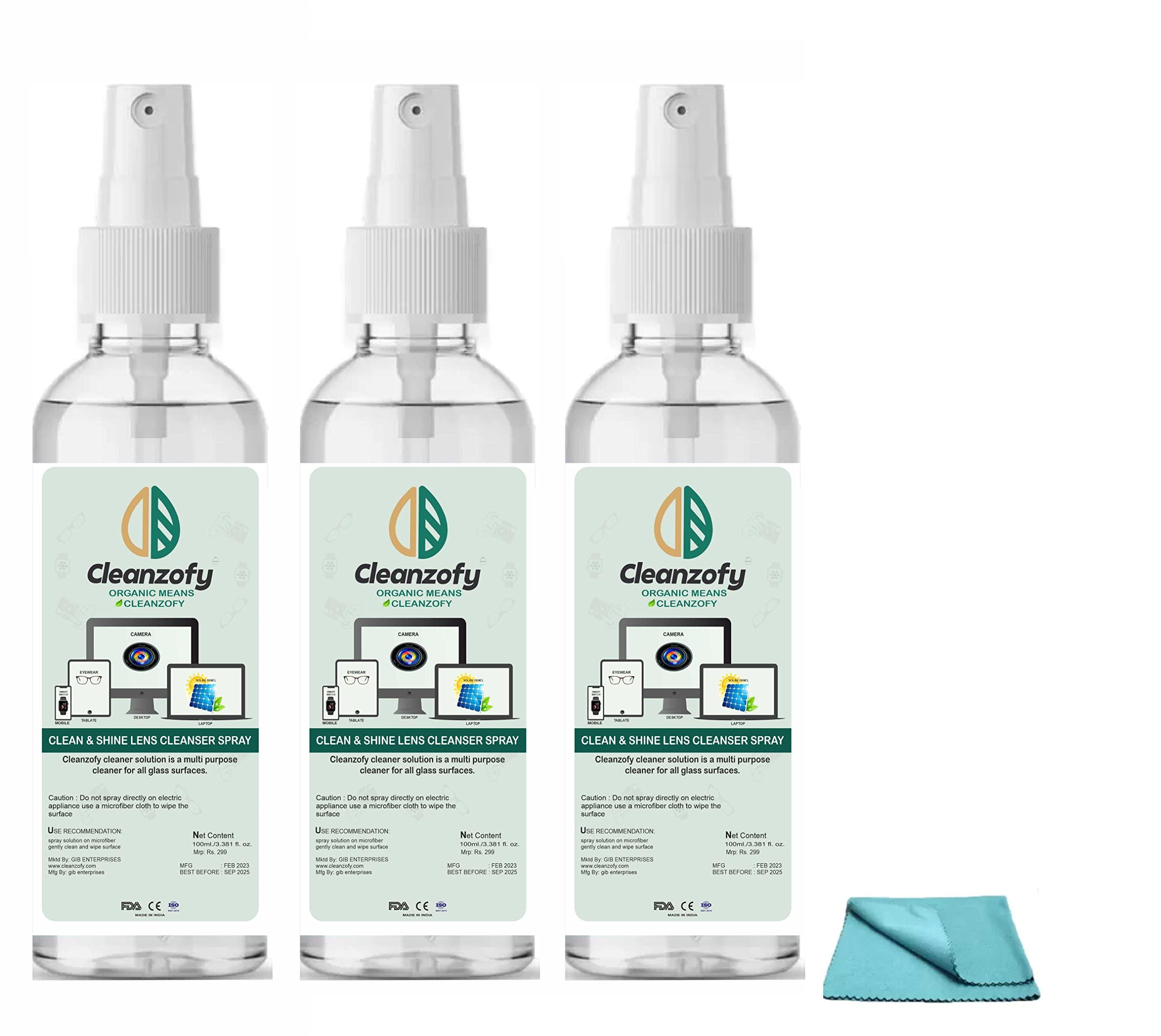 Generic Generic Cleanzofy Spectacle Lens Cleaner Spray 100 ML (Pack of 1)