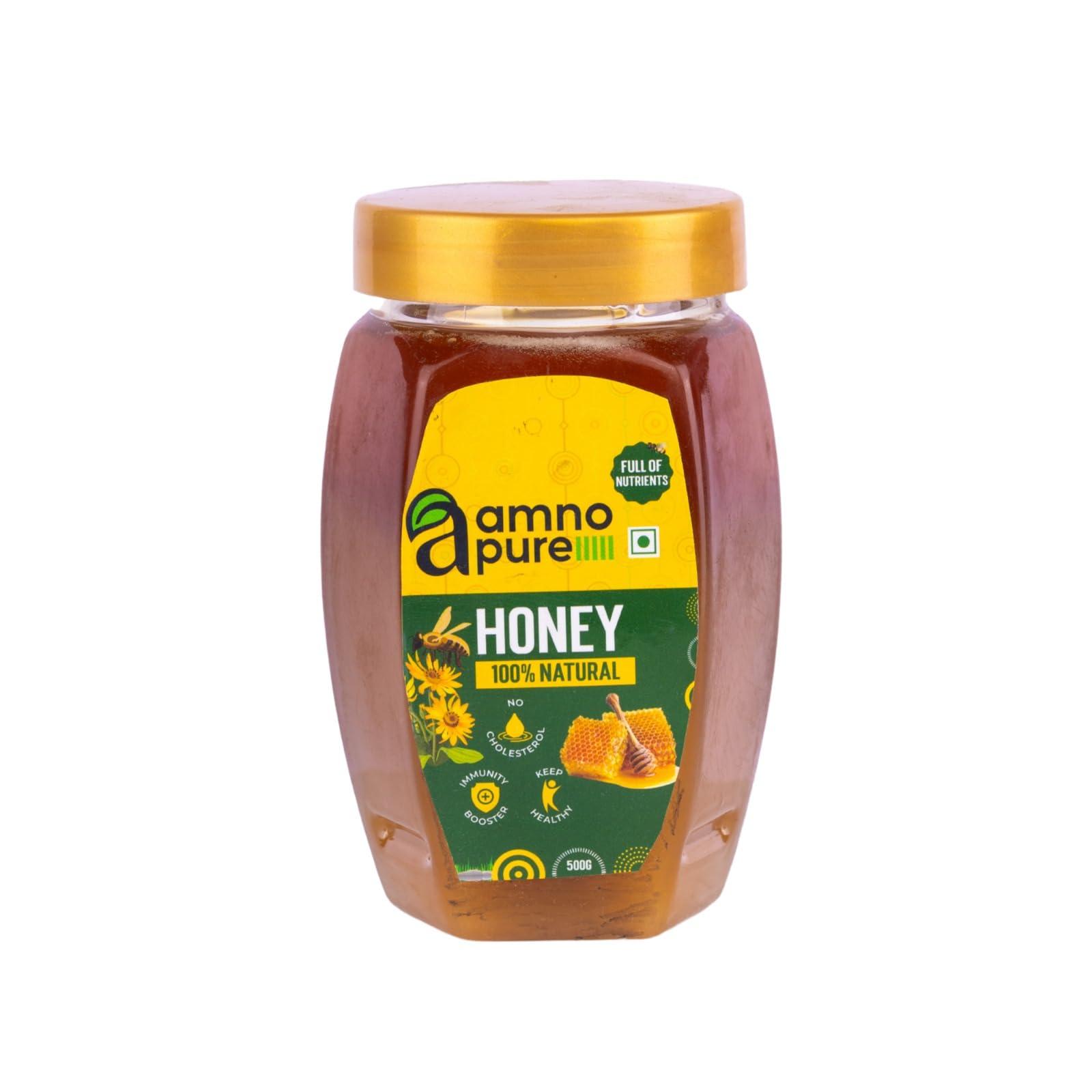 Amno Pure Amno Pure 100% Natural Honey No Cholestrol Full of Nutrients with No Sugar Adulteration Chemical Free