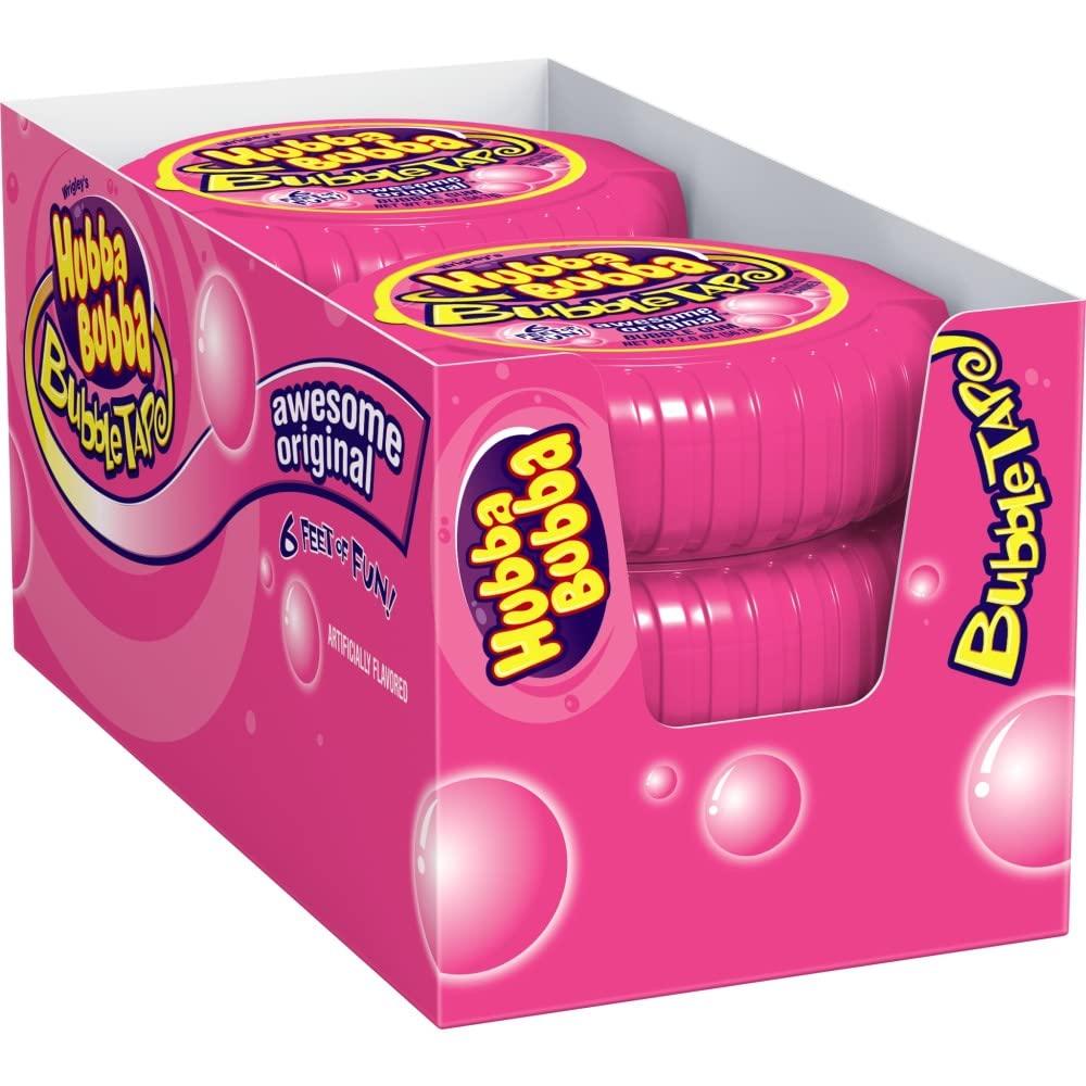 Hubba Bubba Hubba Bubba Awesome Original Bubble Gum Tape, 2 Ounce (Pack of 6)