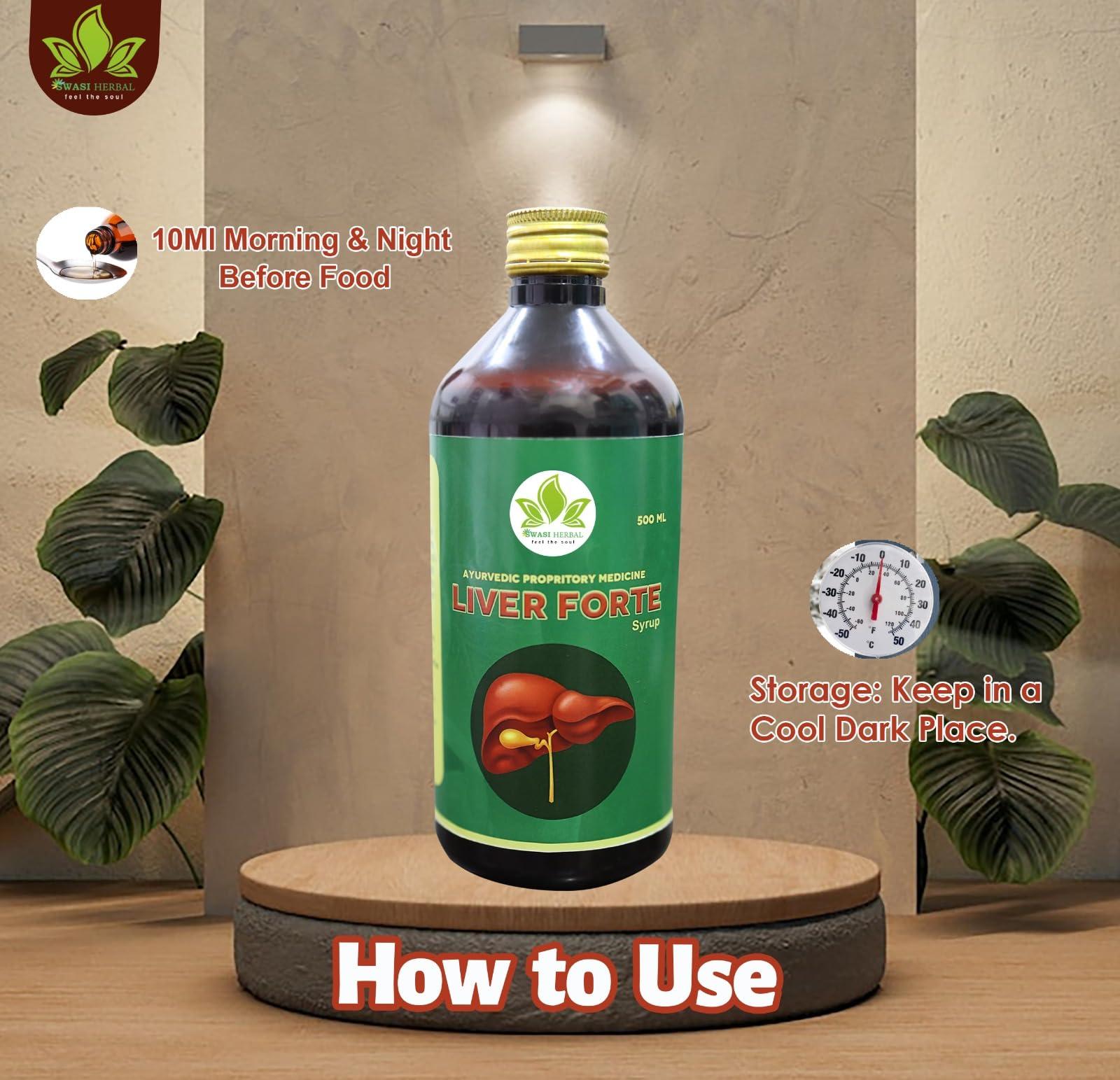 Generic Swasi Herbals liver suplement tonic for Fatty Liver, Men and Women Protection Fatty Liver 500 Ml