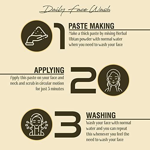 IYUSH Herbal Ayurveda IYUSH Herbal Ayurveda Ubtan Powder – 100gm | Ubtan Face Pack | Powder Face Wash | Turmeric Healing Face Ubtan | Herbal Bath Powder | Sunnipindi Powder | Bridal Ubtan Face Wash Powder |