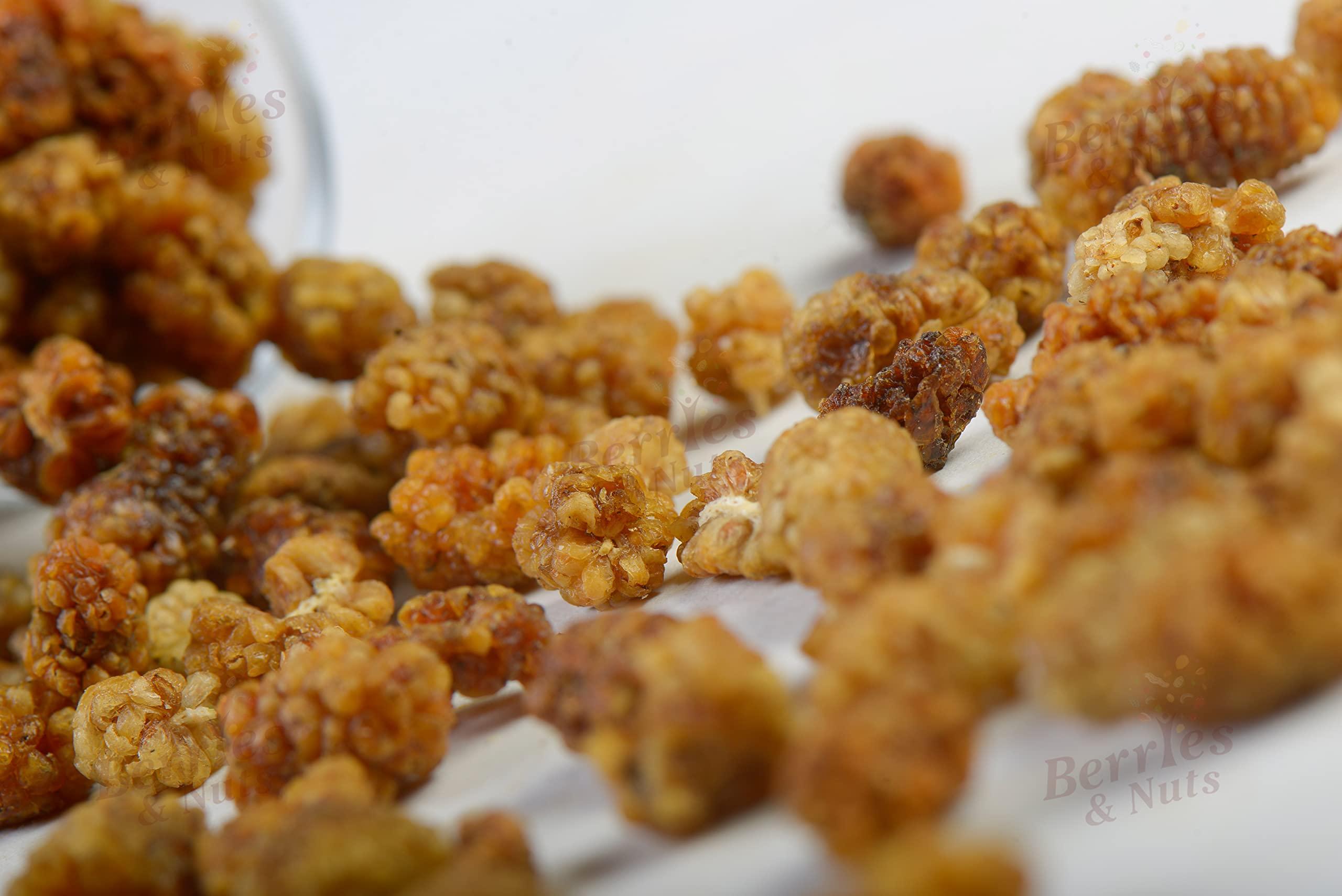 Berries And Nuts Berries And Nuts Naturally Dried Mulberries | Naturally Sweet Dried Mulberry | 480 Grams | 3 Bottles of 160 Grams