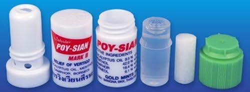 MISTYCDEP Poy Sian Mark-2 Nasal Relief Inhaler | 2 in 1 Inhaler | Refreshing And Aroma Oil Stick Multicolour (3 pcs)