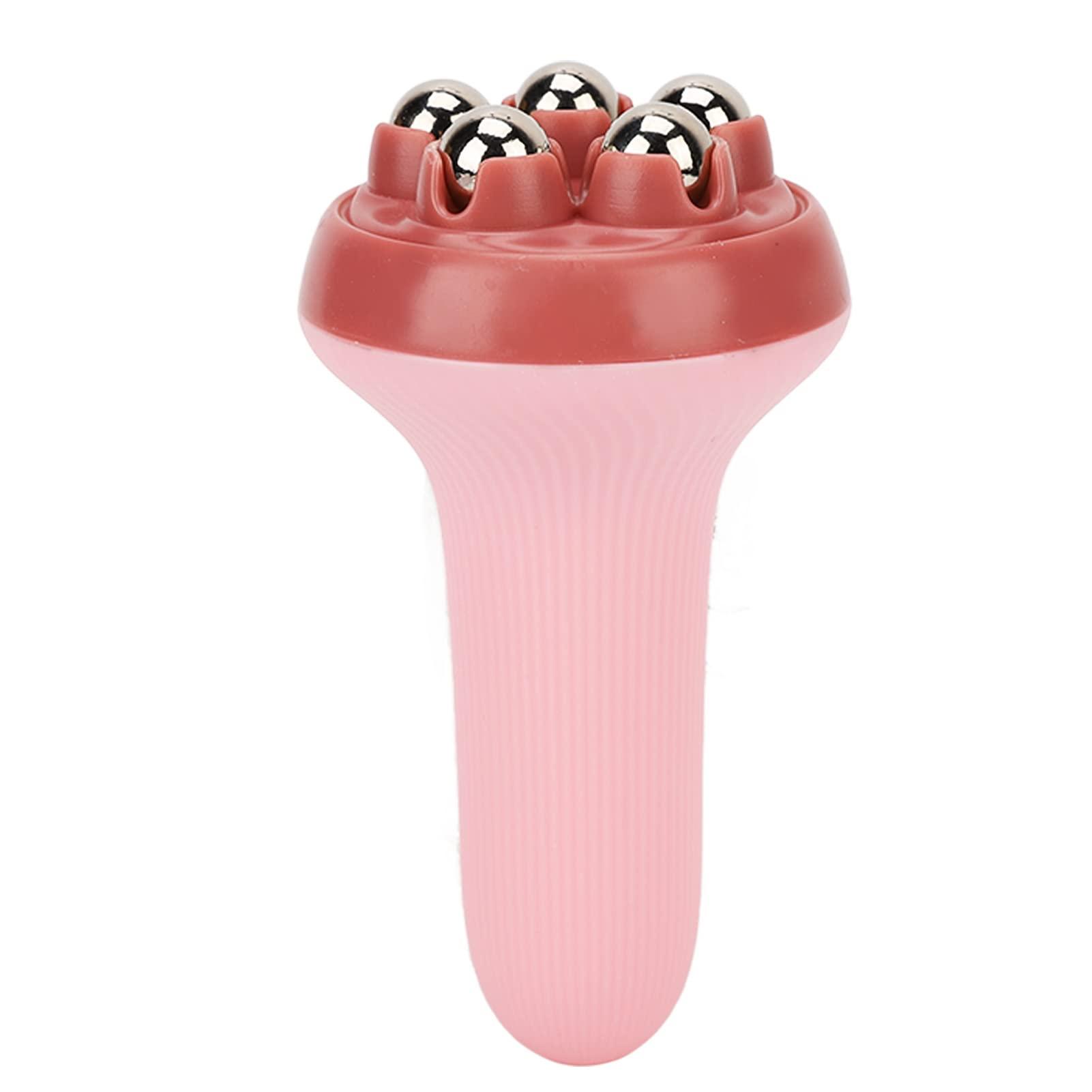 Janzoom Face Sculptor Beauty Roller, Activate Collaterals Face Massager for Relaxation Pink