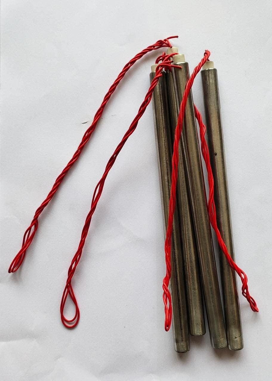 Generic Long Heater For Pneumatic Automatic Pouch Packaging Machine (12-200MM) -Pack Of 4