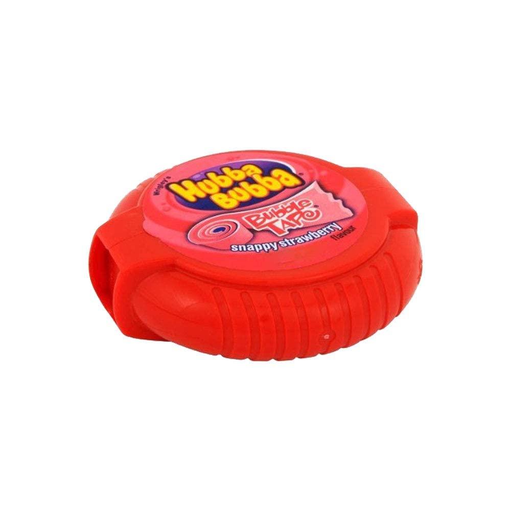 Hubba Bubba Hubba Bubba Mega Long Snappy Strawberry Pack of 2 Pouch, 2 x 56 g