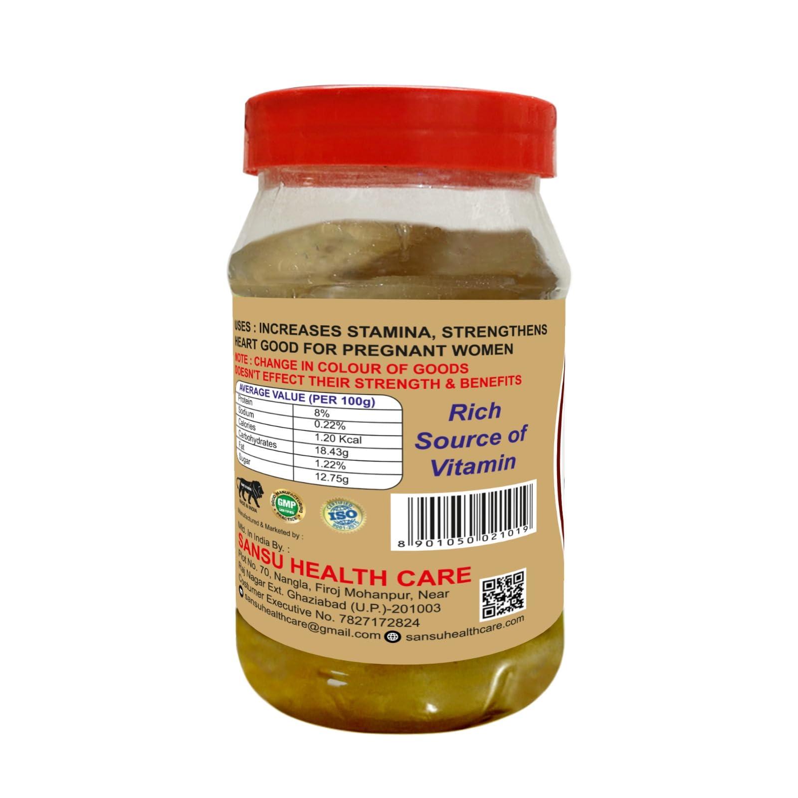 SANSU SANSU Behi Murabba \"Natural Pure Hygienic\" | Behi Murabba, Bihi Murabba, Safarjal Murabba) (Quince Murabba) with \"Raw Forest Honey | Good for Health and Immunity 1 kg