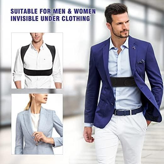 WESTONWINGS WESTONWINGS Neoprene Blend Posture Corrector For Men & Women-Back Support Belt For Back Pain Relief-Shoulder Support Belt-Body & Back Clavicle Corrector Belt-Back Straight Belt,Free Size